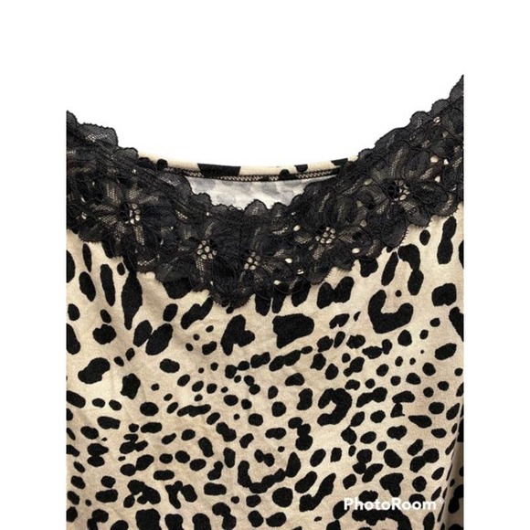 Cato Leopard Print Cami with Lace, Sz 26/28 - Picture 2 of 5